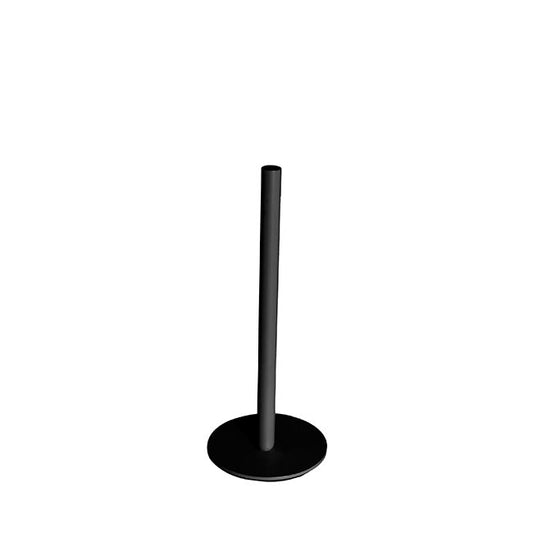 Single Metal Tube Vase Black (8cmDx18cmH)