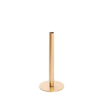 Single Metal Tube Vase Gold (8cmDx18cmH)