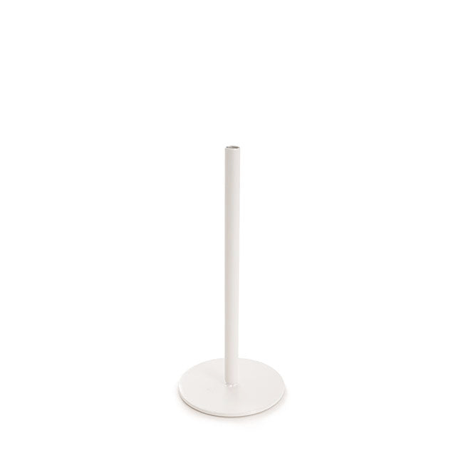 Single Metal Tube Vase White (8cmDx18cmH)