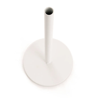 Single Metal Tube Vase White (8cmDx18cmH)