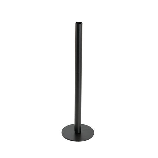 Single Metal Tube Vase Black (8cmDx28cmH)