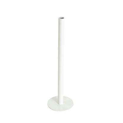 Single Metal Tube Vase White (8cmDx28cmH)