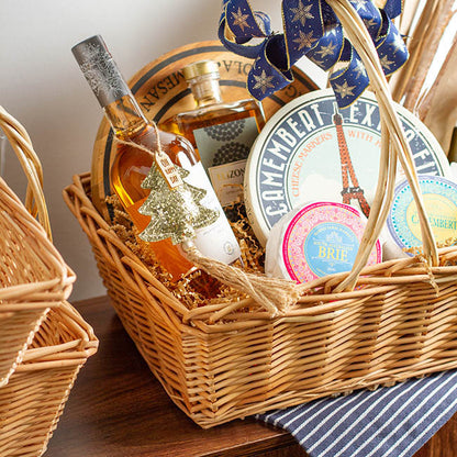 Willow Basket Rectangle Set of 3 Natural (39x33x14cmH)