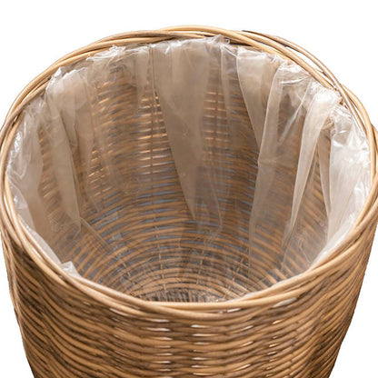 Artificial Rattan Cylinder Basket Planter Set 2 (46Dx43cmH)