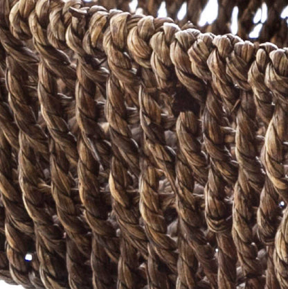 Seagrass Tray Rectangle Dark Brown (33x23x9cmH)