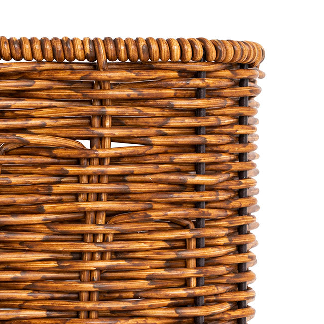 Woven Tray Rectangle Dark Brown (29x20.5x10cmH)