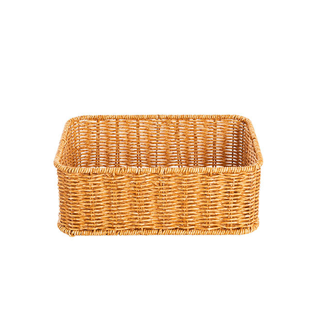 Woven Tray Rectangle Natural (29x20.5x10cmH)