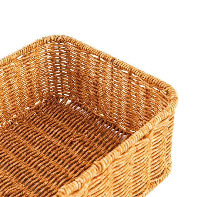 Woven Tray Rectangle Natural (29x20.5x10cmH)