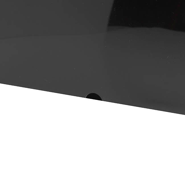 Gift Hamper Box with PVC Lid Rectangle Black (36Lx25Wx14Hcm)