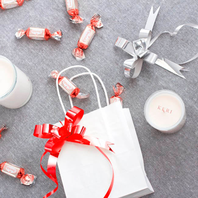 Ribbon Pull Bow Metallic Red (18mmx53cm) Pack 25