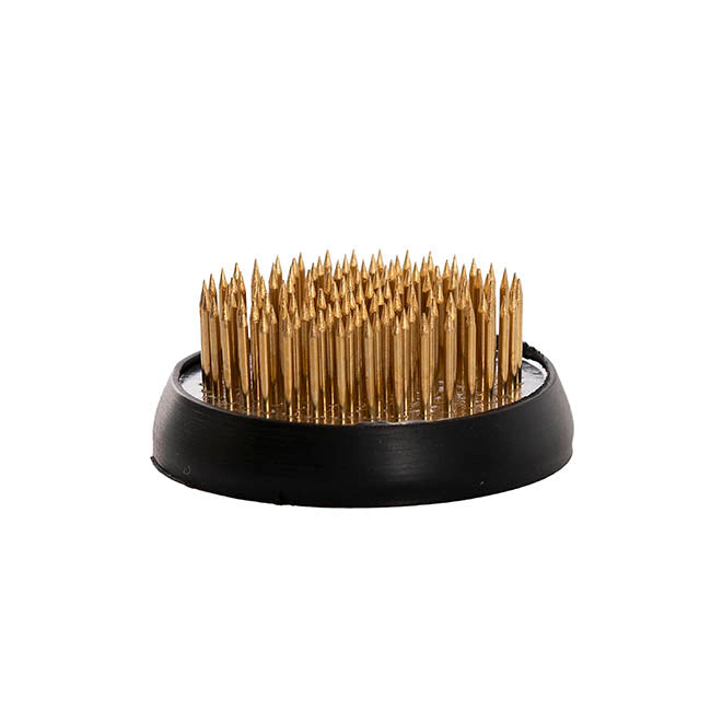 Ikebana Stayput Kenzan Brass Pins No.2 Round Large (60mm)