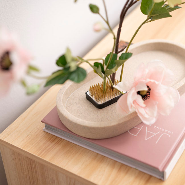 Ikebana Stayput Kenzan Flower Holder No.8 Rect (3.5 x 5cm)