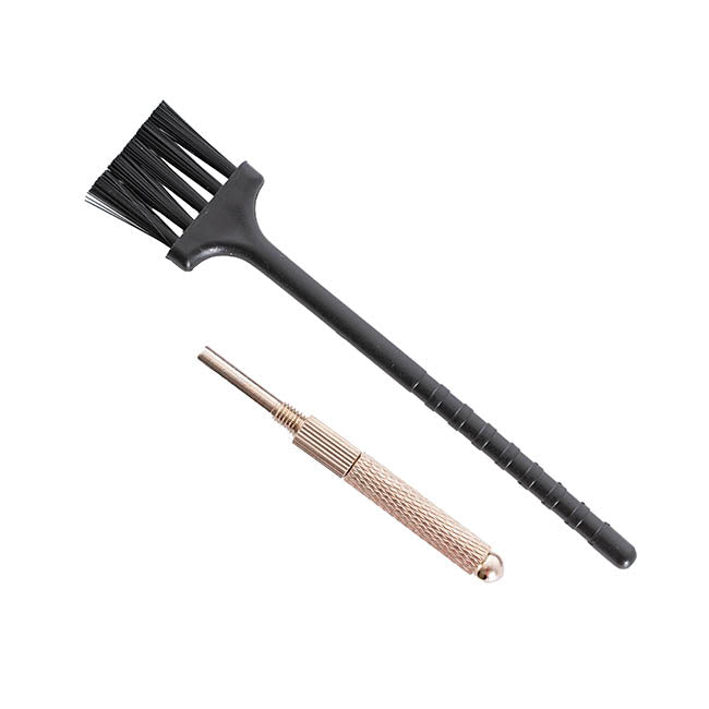 Ikebana Stayput Kenzan Pin Straightener & Brush
