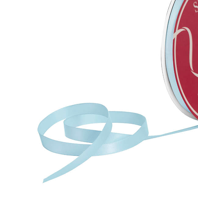 Bulk Ribbon Single Face Satin Baby Blue (10mmx50yd)
