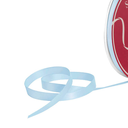 Bulk Ribbon Single Face Satin Sky Blue (10mmx50yd)