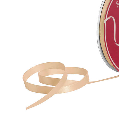Bulk Ribbon Single Face Satin Milk Coffee (10mmx50yd)