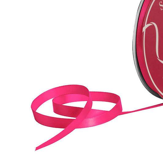 Bulk Ribbon Single Face Satin Hot Pink (10mmx50yd)