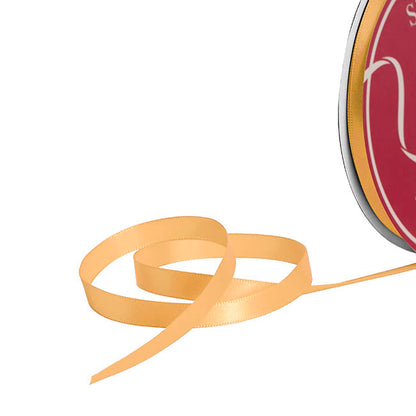 Bulk Ribbon Single Face Satin Deep Natural