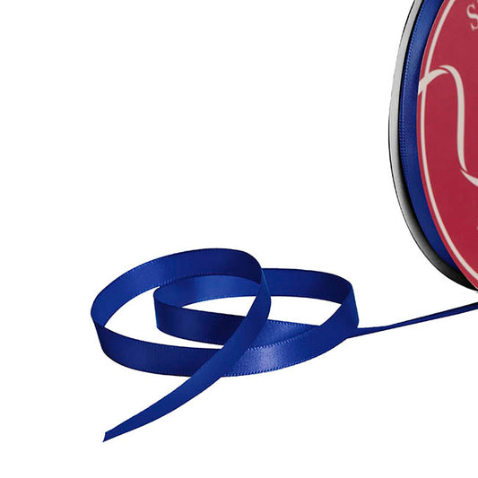 Bulk Ribbon Single Face Satin Navy (10mmx50yd)
