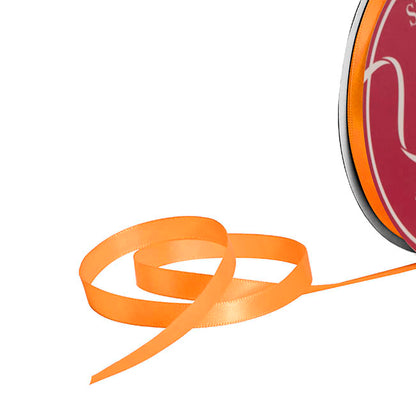 Bulk Ribbon Single Face Satin Orange (10mmx50yd)