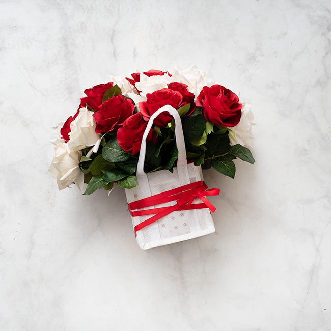 Bulk Ribbon Single Face Satin Rouge Red (10mmx50m)