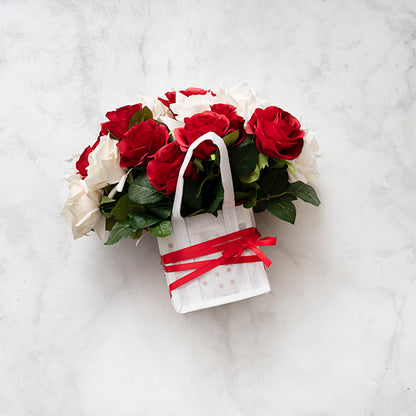 Bulk Ribbon Single Face Satin Rouge Red (10mmx50m)