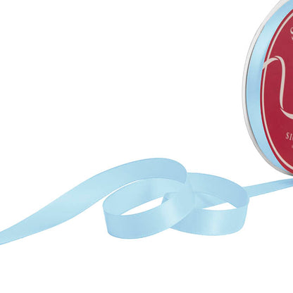 Bulk Ribbon Single Face Satin Baby Blue (15mmx50yd)