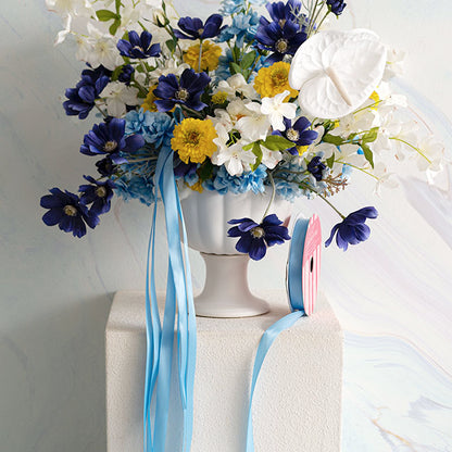 Bulk Ribbon Single Face Satin Sky Blue (15mmx50m)