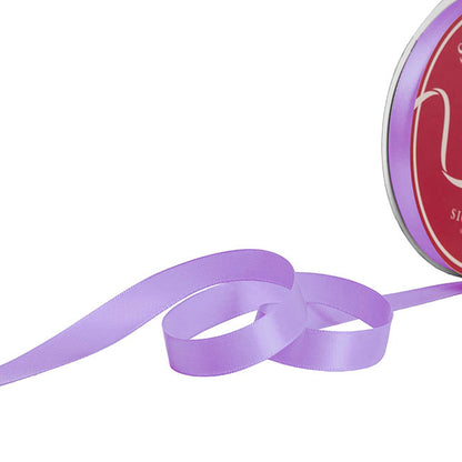 Bulk Ribbon Single Face Satin Light Purple