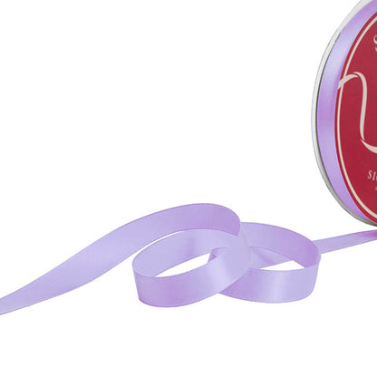 Bulk Ribbon Single Face Satin Lavender Orchid 15mmx50yd)