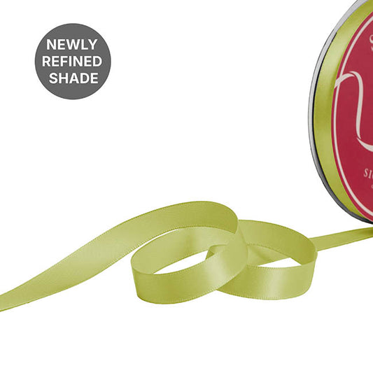 Bulk Ribbon Single Face Satin Sage (15mmx50yd)