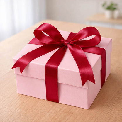 Jumbo Bulk Ribbon Single Face Satin Rouge Red (25mmx100yd)