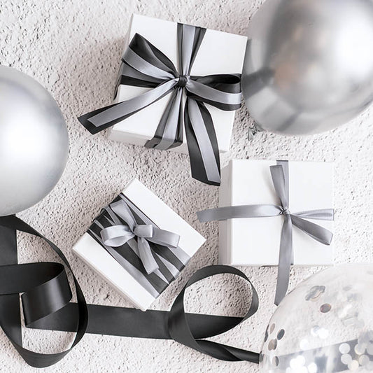 Bulk Ribbon Single Face Satin Black (25mmx50m)