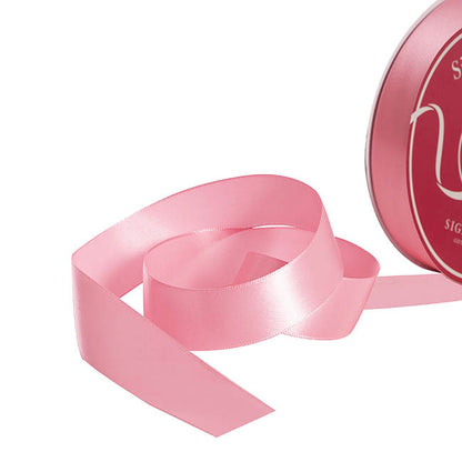 Bulk Ribbon Single Face Satin Dusty Pink (25mmx50yd)