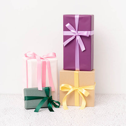 Bulk Ribbon Single Face Satin Light Purple (25mmx50m)