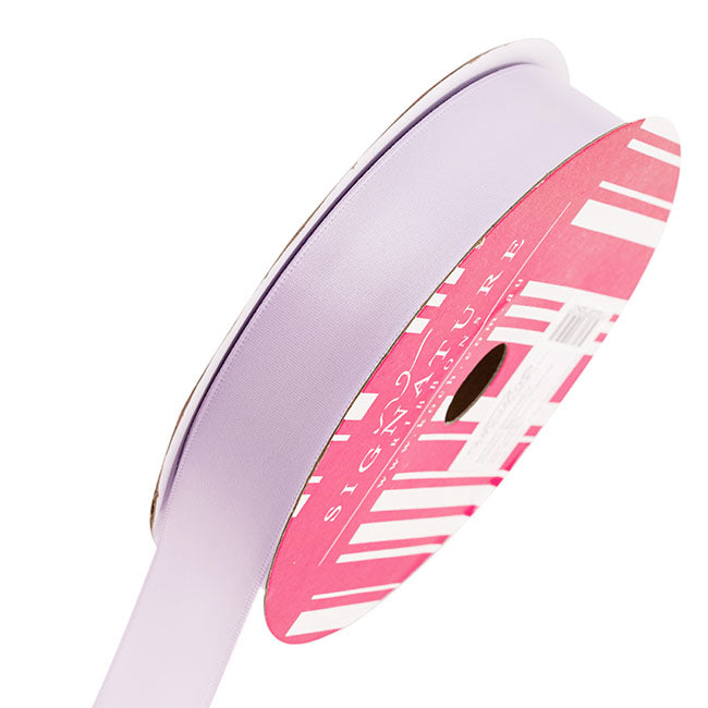 Bulk Ribbon Single Face Satin Lavender Orchid (25mmx50m)