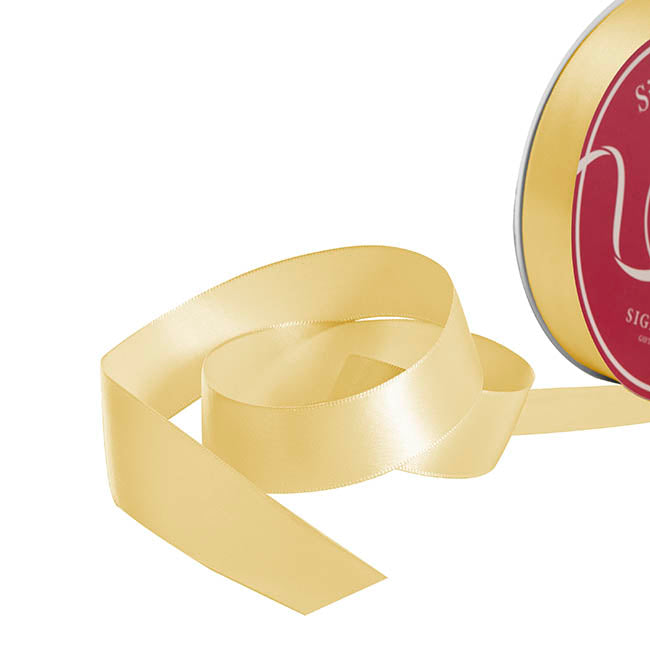 Bulk Ribbon Single Face Satin Nude (25mmx50yd)