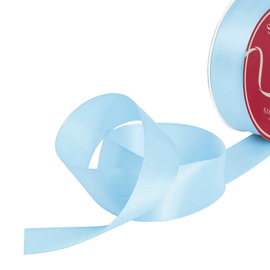 Bulk Ribbon Single Face Satin Baby Blue (38mmx50yd)