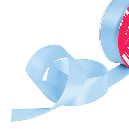 Bulk Ribbon Single Face Satin Sky Blue (38mmx50yd)