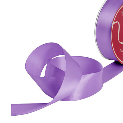 Bulk Ribbon Single Face Satin Light Purple (38mmx50yd)