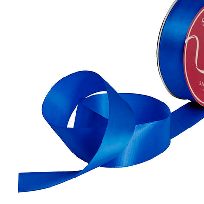 Bulk Ribbon Single Face Satin Royal Blue