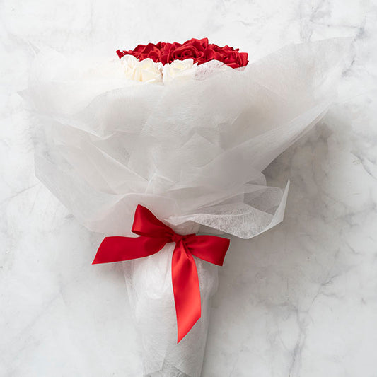 Bulk Ribbon Single Face Satin Rouge Red (38mmx50m)