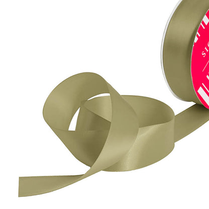 Bulk Ribbon Single Face Satin Sage (38mmx50m)