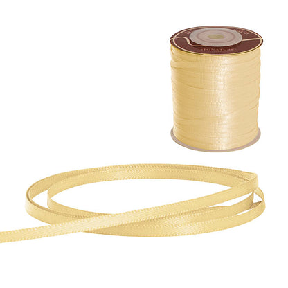 Ribbon Satin Deluxe Double Faced Butter Neutral (3mmx91m)