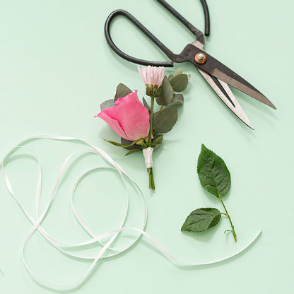 Ribbon Satin Deluxe Double Faced Bridal White (3mmx50m)