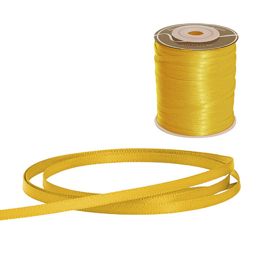 Ribbon Satin Deluxe Double Faced Traditional Gold (3mmx91m)