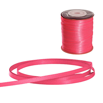 Ribbon Satin Deluxe Double Faced Hot Pink (03mmx50m)