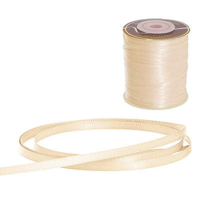 Ribbon Satin Deluxe Double Faced Ivory (03mmx91m)