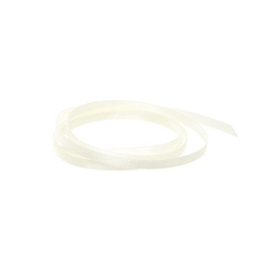 Ribbon Satin Deluxe Double Faced Ivory (3mmx50m)