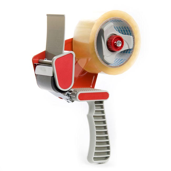 Premium Packaging Tape Gun Dispenser (Red)